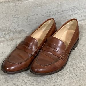 Barney’s New York Leather penny loafers size 35